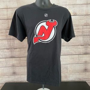 New Jersey Devils #35 Schneider Black Tee Shirt